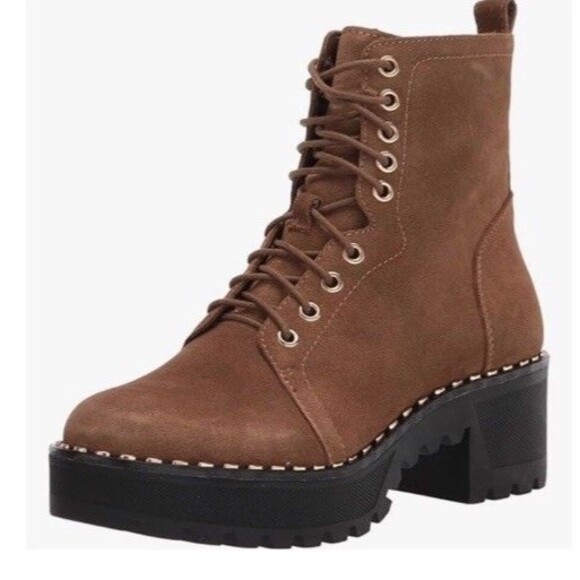 Vince Camuto Shoes - Vince Camuto Leather Women's Mecale Combat Boot Dogwood 6.5